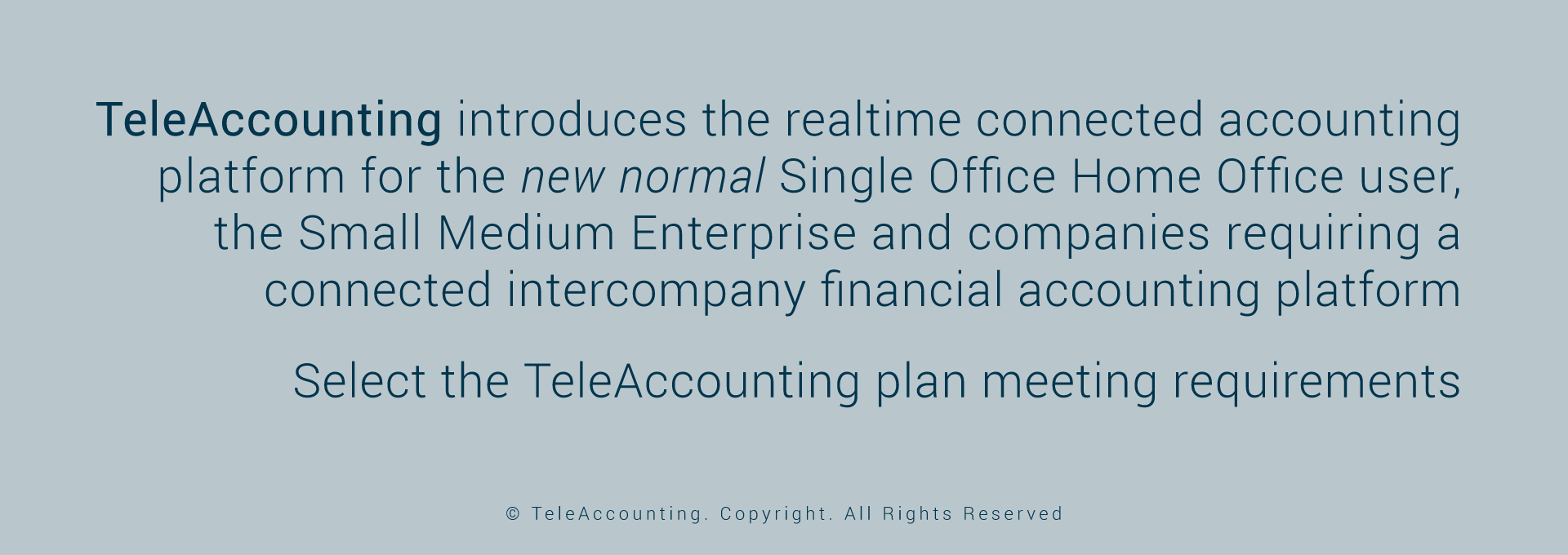 TeleAccounting Realtime Accounting Platform